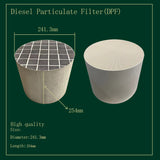 Load image into Gallery viewer, DPF Silicon Carbide/Cordierite diesel vehicle exhaust treatment Carbon particles Particle catcher/Particle catcher filters carbon particles in the exhaust gas produced by diesel combustion