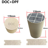 Load image into Gallery viewer, 5271589 Silicon Carbide Diesel Particulate Filter DPF + DOC Diesel Oxidation Catalyst Durable Exhaust Purification Solution for exhaust engine for cummins