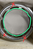 Load image into Gallery viewer, Stainless steel washers secure the stainless steel strip seal