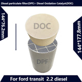 Load image into Gallery viewer, Universal DOC( Diesel Oxidation Catalyst) +DPF(diesel particulate filter) Combo for ford transit euro 5 2.2 diesel