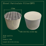 Load image into Gallery viewer, Diesel particulate filter sic and ceramic(DPF) replace core insert substrate Improve Emission Efficiency for Diesel Engines