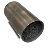 Load image into Gallery viewer, 1 PCS Universal 42*80MM Motorcycle Front Middle Pipe Exhaust Muffler Catalyst Stainless Honeycomb core steel housing